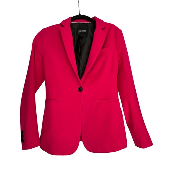 Banana Republic Fuchsia Pink Suit – Long and Lean Blazer (0P) & Sloan Pants (0) - Picture 4 of 9